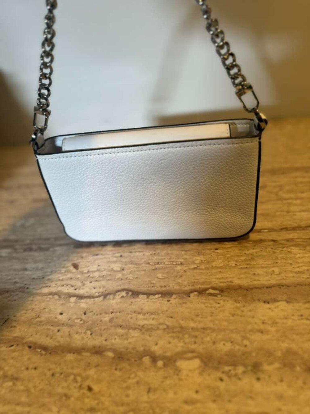 100% Authentic Michael Kors Bryant Small Pebbled Leather Convertible Pochette - Picture 2 of 4